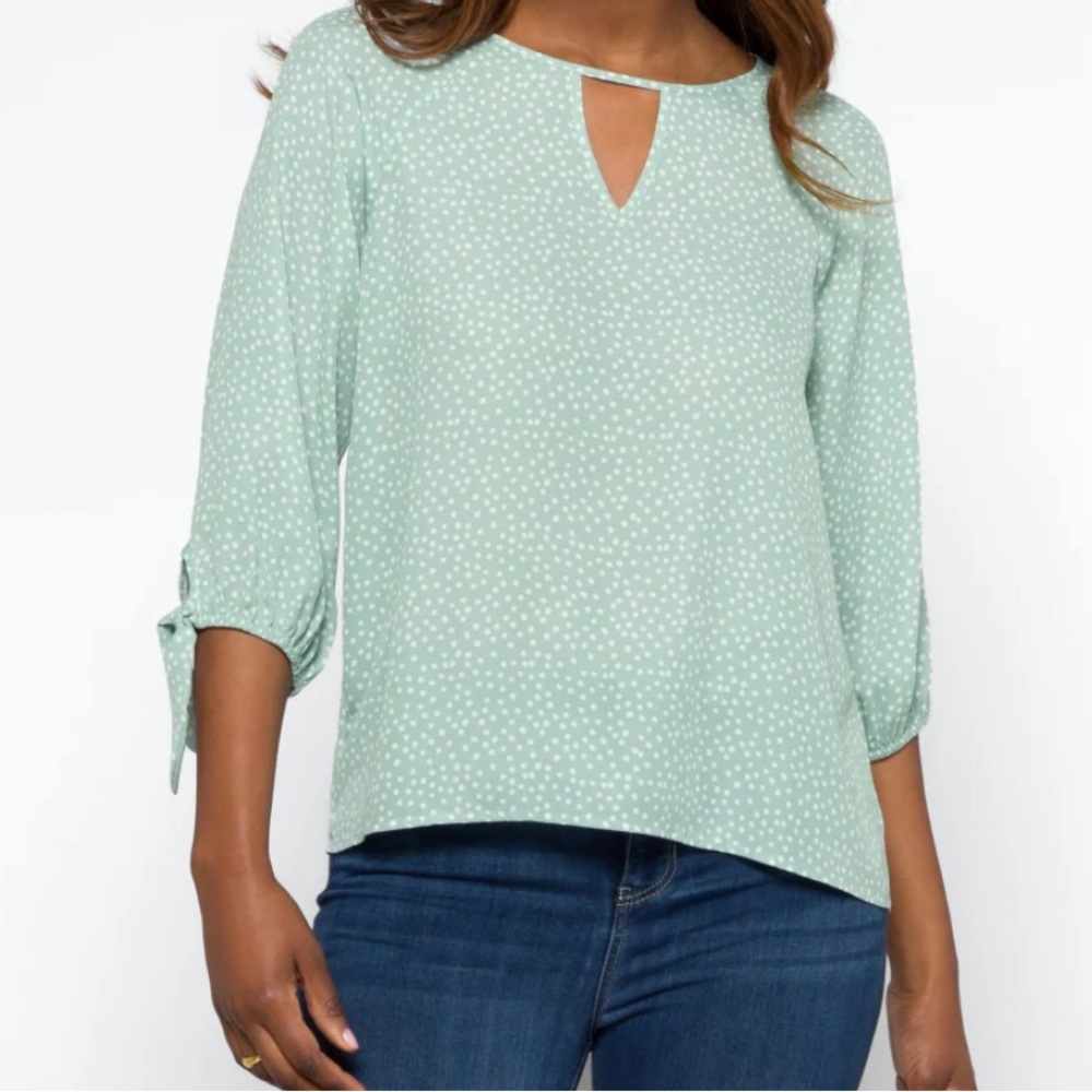 NWT PAPERMOON tie sleeve top